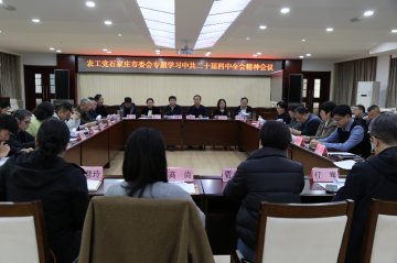 農(nóng)工黨石家莊市委會(huì)專題學(xué)習(xí)貫徹中共二十屆四中全會(huì)精神